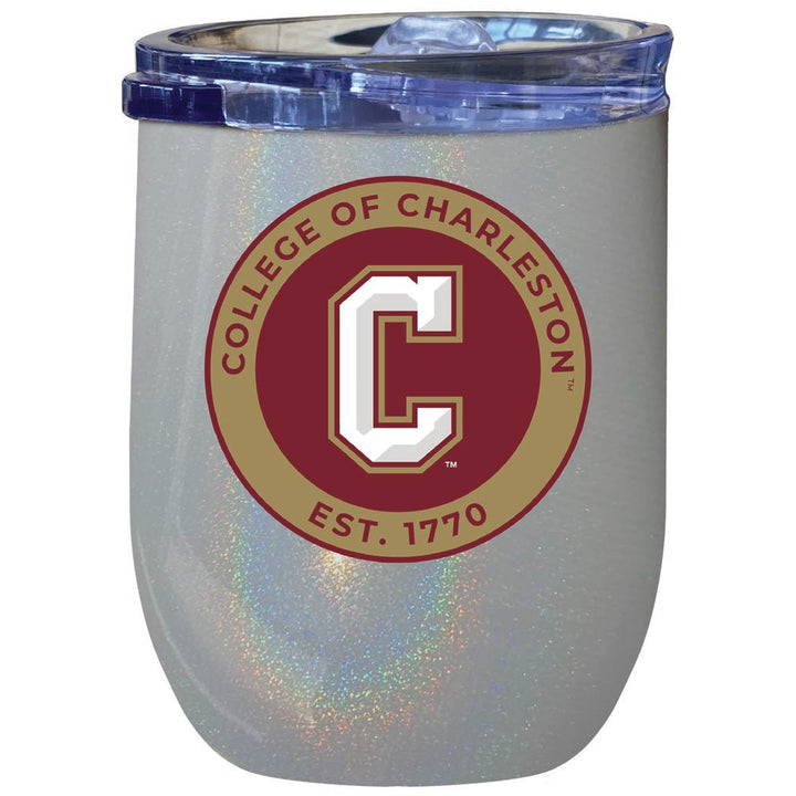 College of Charleston 12 oz Insulated Wine Stainless Steel Tumbler Officially Licensed Collegiate Product Image 1