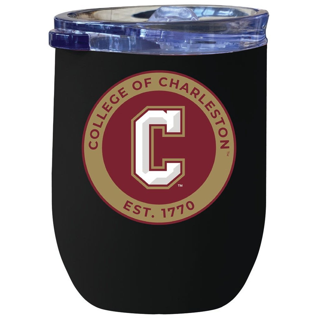 College of Charleston 12 oz Insulated Wine Stainless Steel Tumbler Officially Licensed Collegiate Product Image 4