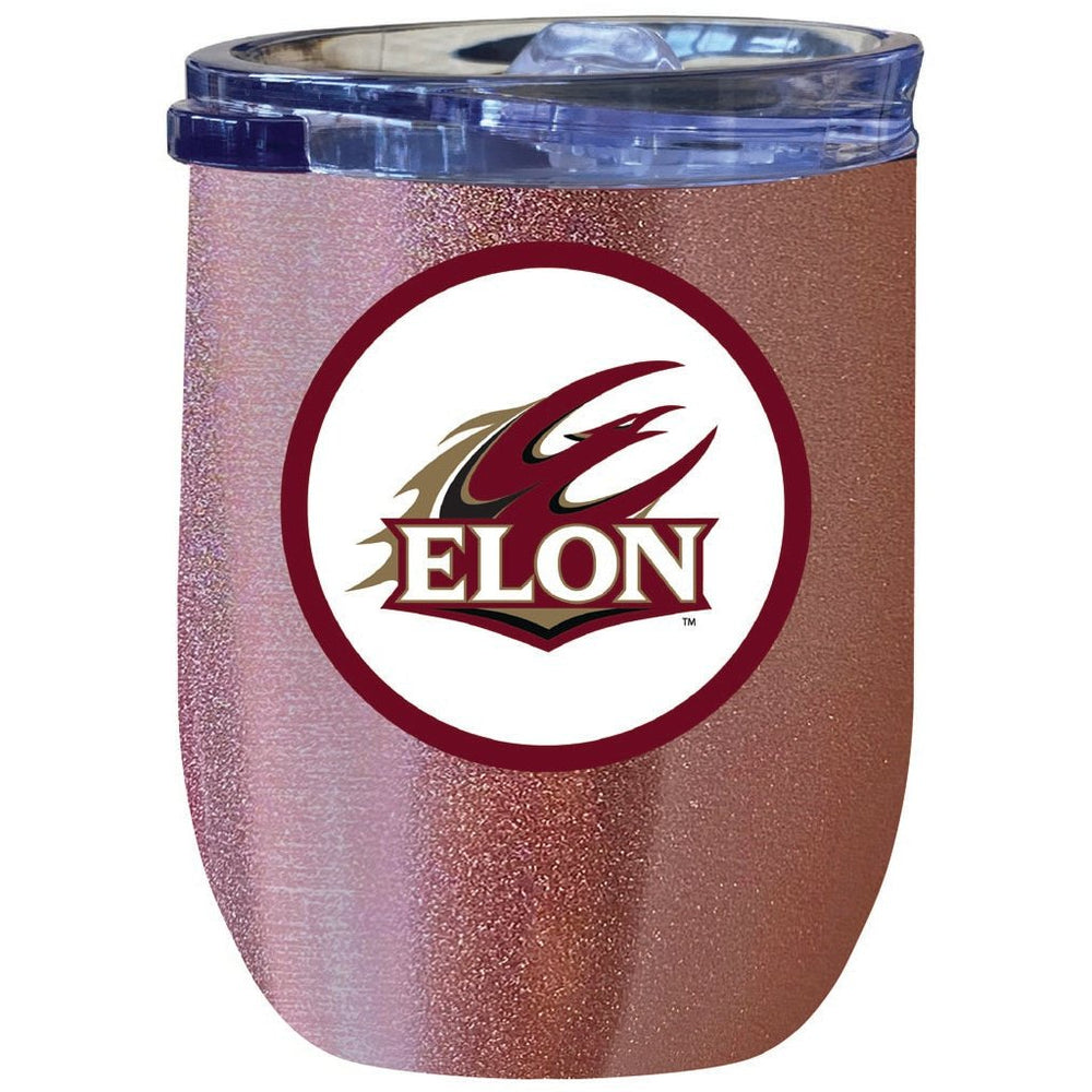 Elon University 12 oz Insulated Wine Stainless Steel Tumbler Officially Licensed Collegiate Product Image 2