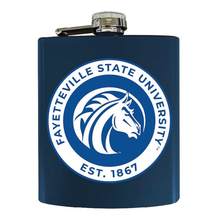 Fayetteville State University 7 oz Steel Flask Matte Finish Officially Licensed Collegiate Product Image 1