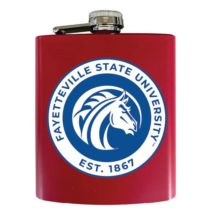 Fayetteville State University 7 oz Steel Flask Matte Finish Officially Licensed Collegiate Product Image 4