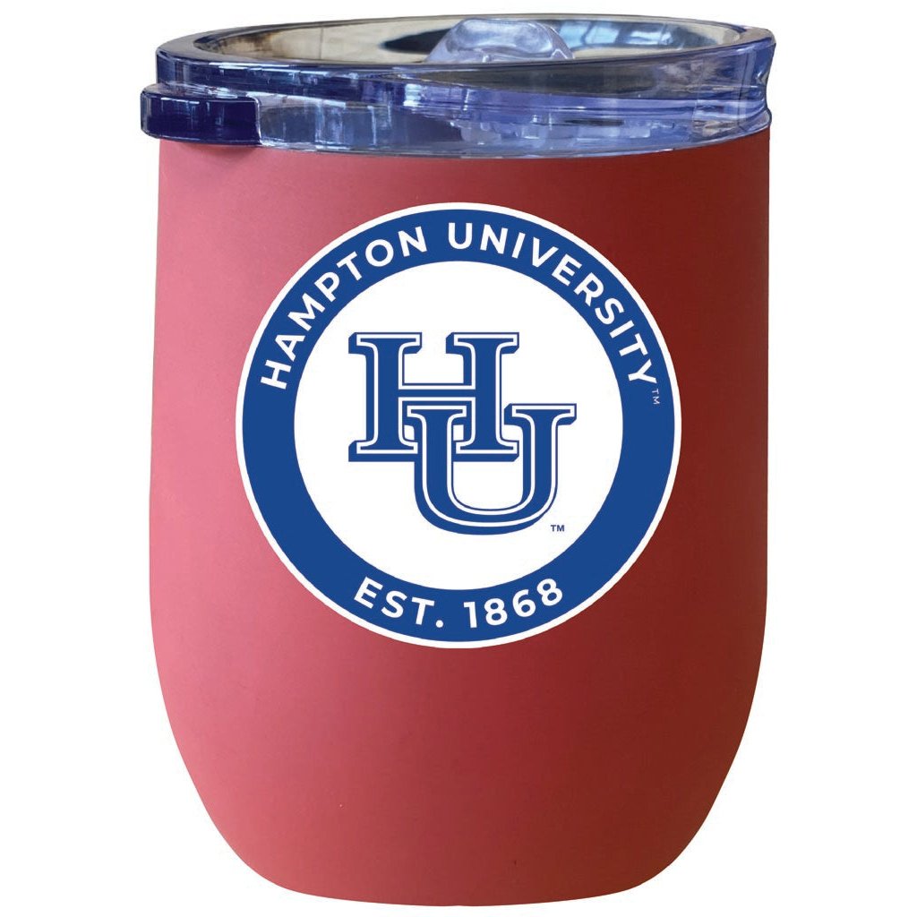 Hampton University 12 oz Insulated Wine Stainless Steel Tumbler Officially Licensed Collegiate Product Image 3