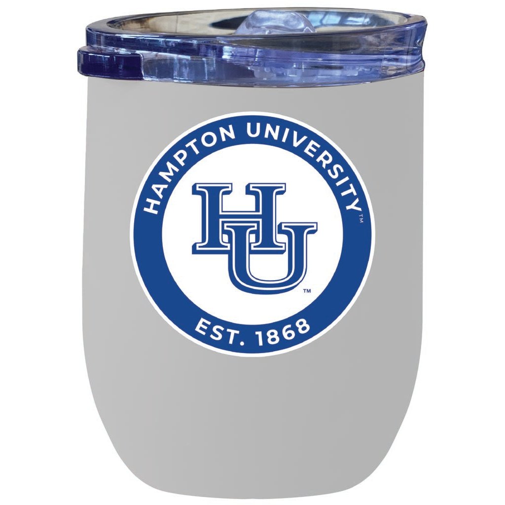 Hampton University 12 oz Insulated Wine Stainless Steel Tumbler Officially Licensed Collegiate Product Image 6