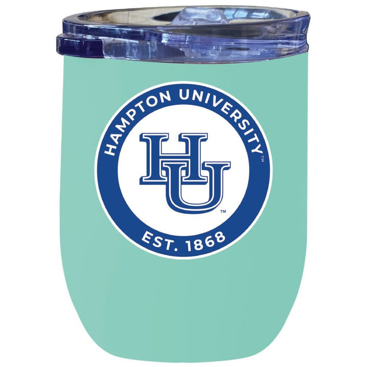 Hampton University 12 oz Insulated Wine Stainless Steel Tumbler Officially Licensed Collegiate Product Image 8