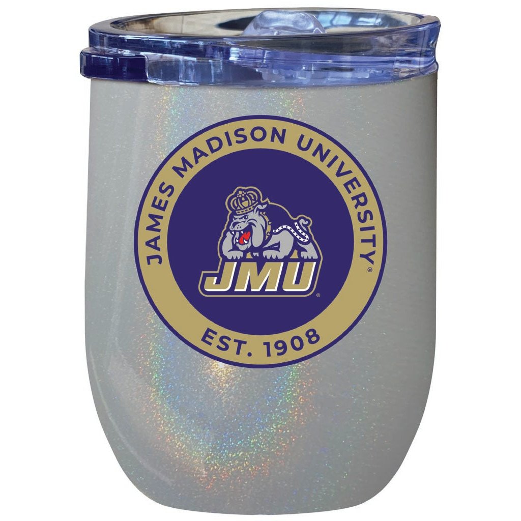 James Madison Dukes 12 oz Insulated Wine Stainless Steel Tumbler Officially Licensed Collegiate Product Image 7