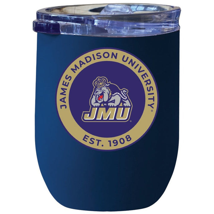 James Madison Dukes 12 oz Insulated Wine Stainless Steel Tumbler Officially Licensed Collegiate Product Image 8