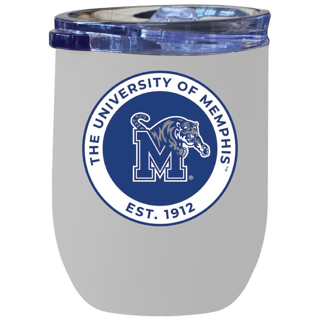 Memphis Tigers 12 oz Insulated Wine Stainless Steel Tumbler Officially Licensed Collegiate Product Image 1