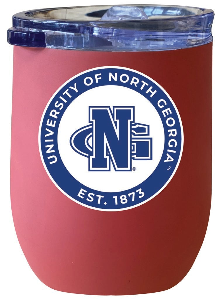 North Georgia Nighthawks 12 oz Insulated Wine Stainless Steel Tumbler Officially Licensed Collegiate Product Image 2