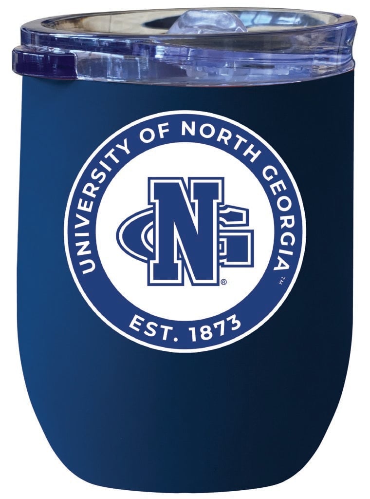 North Georgia Nighthawks 12 oz Insulated Wine Stainless Steel Tumbler Officially Licensed Collegiate Product Image 3