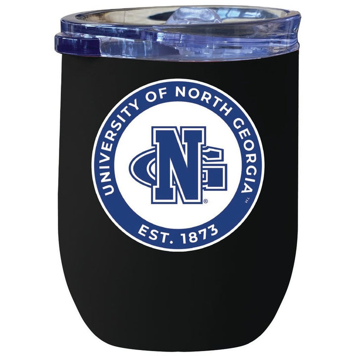 North Georgia Nighthawks 12 oz Insulated Wine Stainless Steel Tumbler Officially Licensed Collegiate Product Image 4