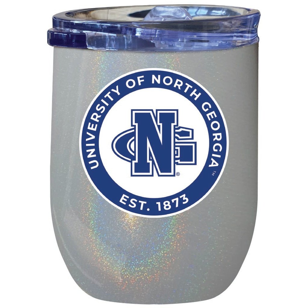 North Georgia Nighthawks 12 oz Insulated Wine Stainless Steel Tumbler Officially Licensed Collegiate Product Image 8