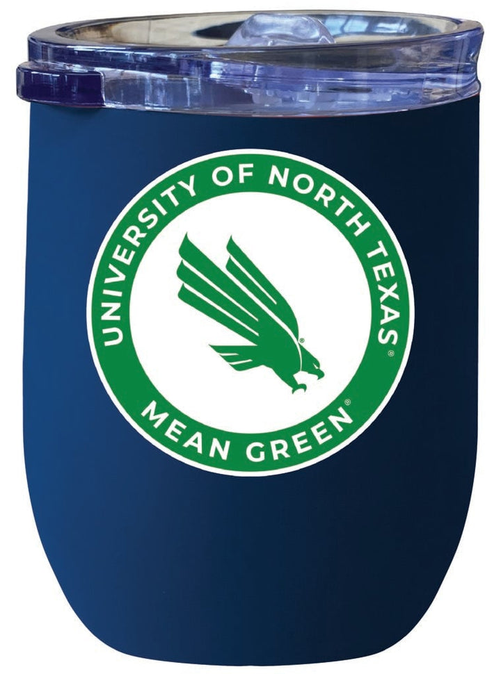 North Texas 12 oz Insulated Wine Stainless Steel Tumbler Officially Licensed Collegiate Product Image 3