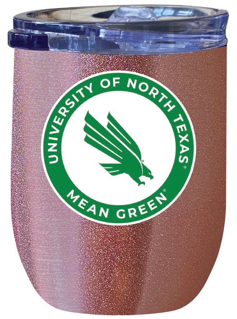 North Texas 12 oz Insulated Wine Stainless Steel Tumbler Officially Licensed Collegiate Product Image 4