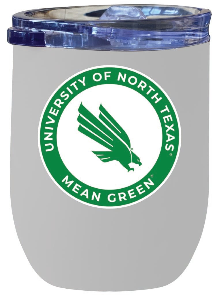 North Texas 12 oz Insulated Wine Stainless Steel Tumbler Officially Licensed Collegiate Product Image 6