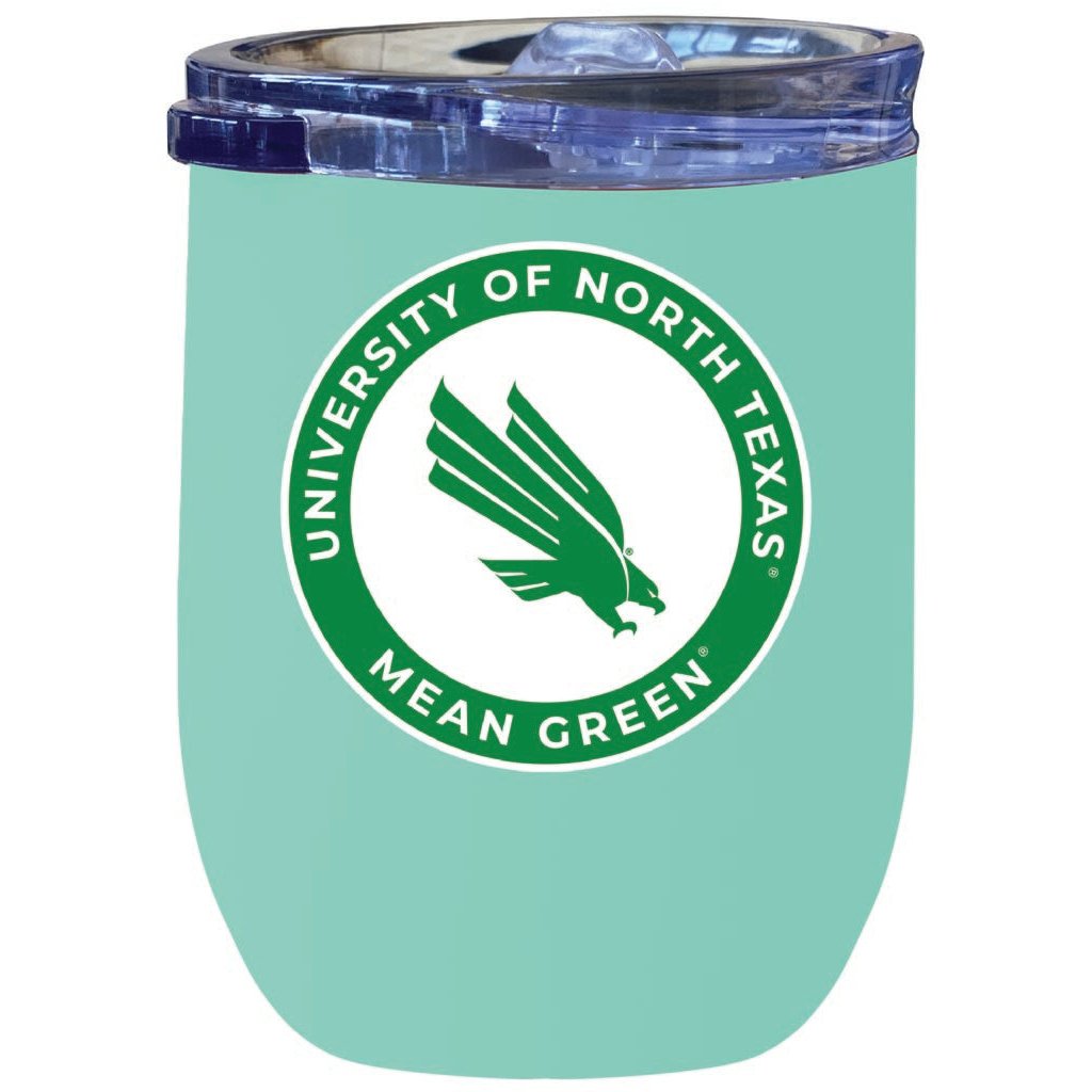 North Texas 12 oz Insulated Wine Stainless Steel Tumbler Officially Licensed Collegiate Product Image 8