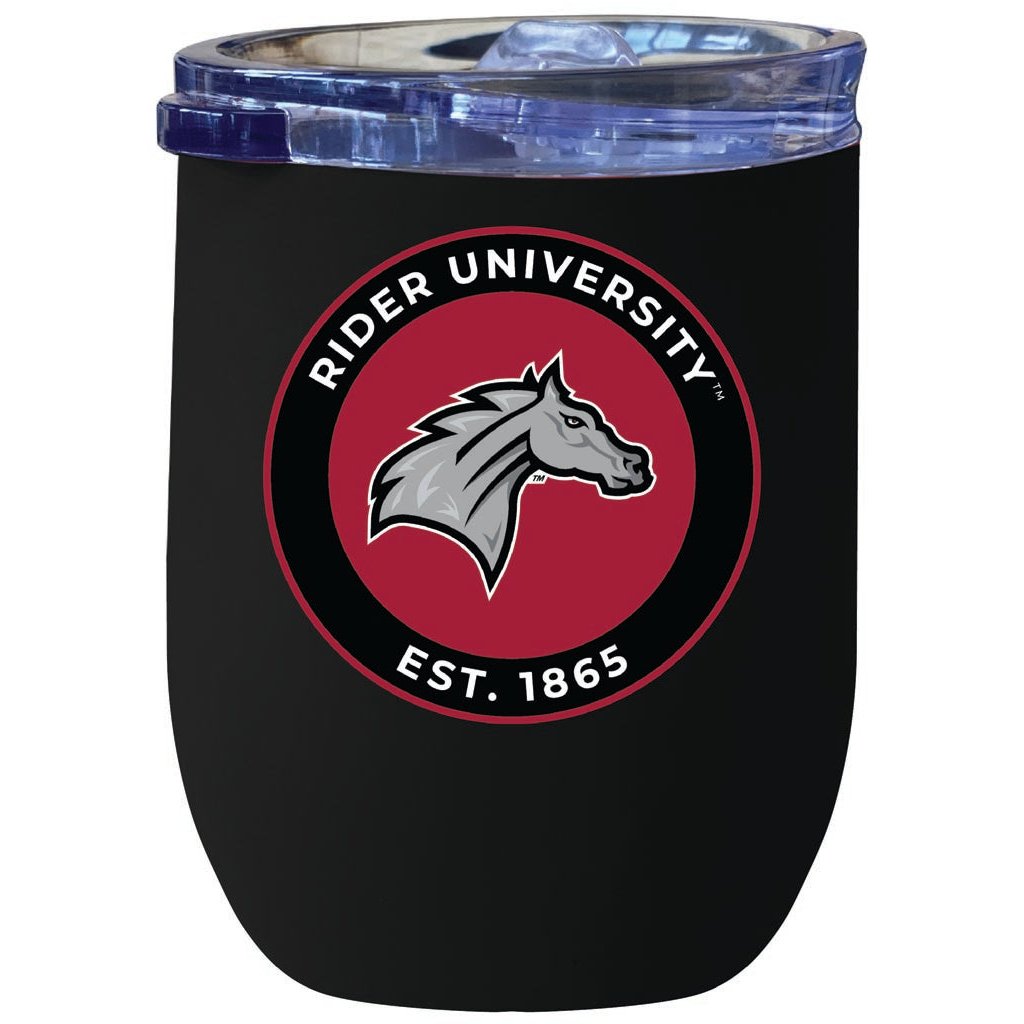 Rider University Broncs 12 oz Insulated Wine Stainless Steel Tumbler Officially Licensed Collegiate Product Image 6