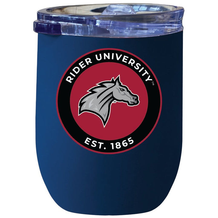 Rider University Broncs 12 oz Insulated Wine Stainless Steel Tumbler Officially Licensed Collegiate Product Image 7