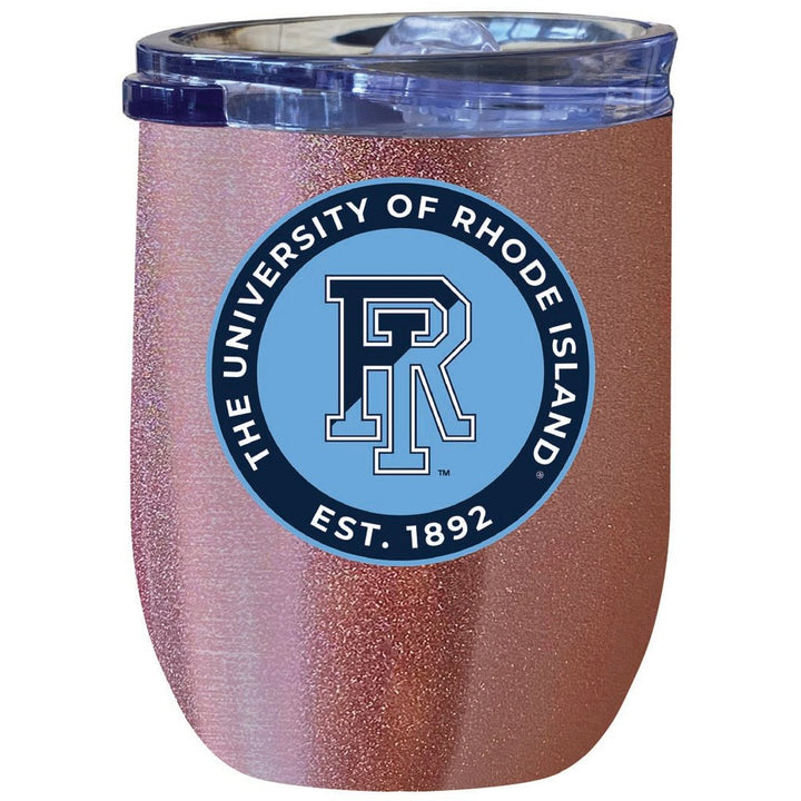 Rhode Island University 12 oz Insulated Wine Stainless Steel Tumbler Officially Licensed Collegiate Product Image 7