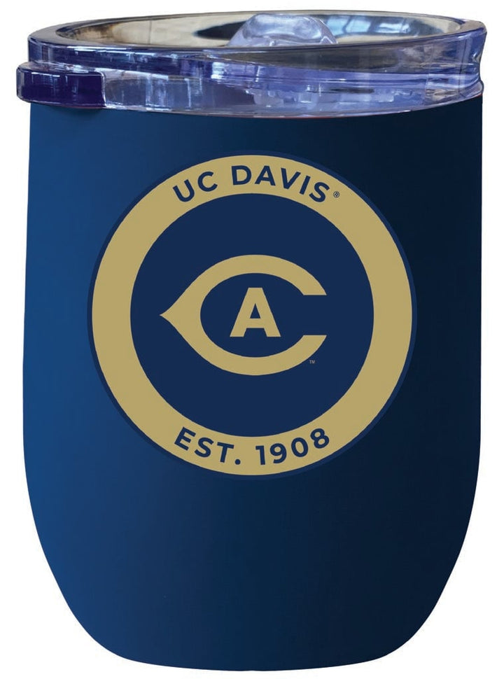 UC Davis Aggies 12 oz Insulated Wine Stainless Steel Tumbler Officially Licensed Collegiate Product Image 2