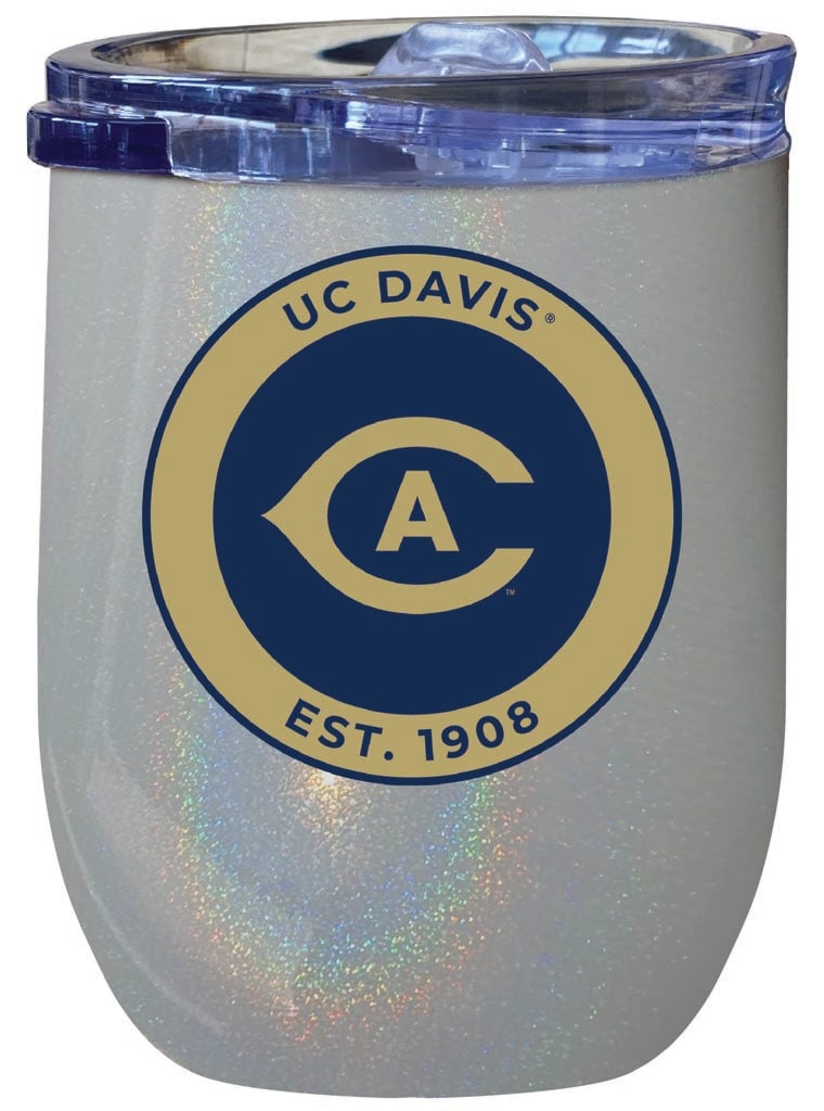 UC Davis Aggies 12 oz Insulated Wine Stainless Steel Tumbler Officially Licensed Collegiate Product Image 3