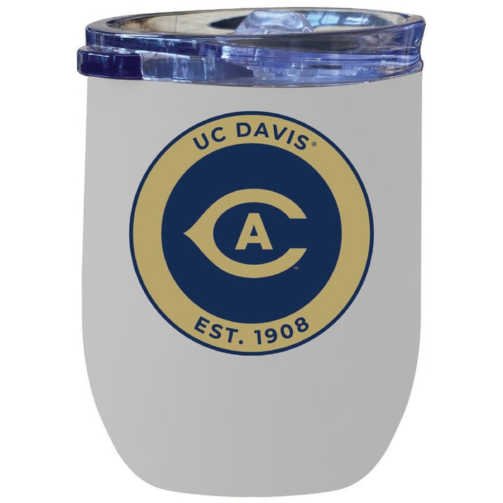 UC Davis Aggies 12 oz Insulated Wine Stainless Steel Tumbler Officially Licensed Collegiate Product Image 4