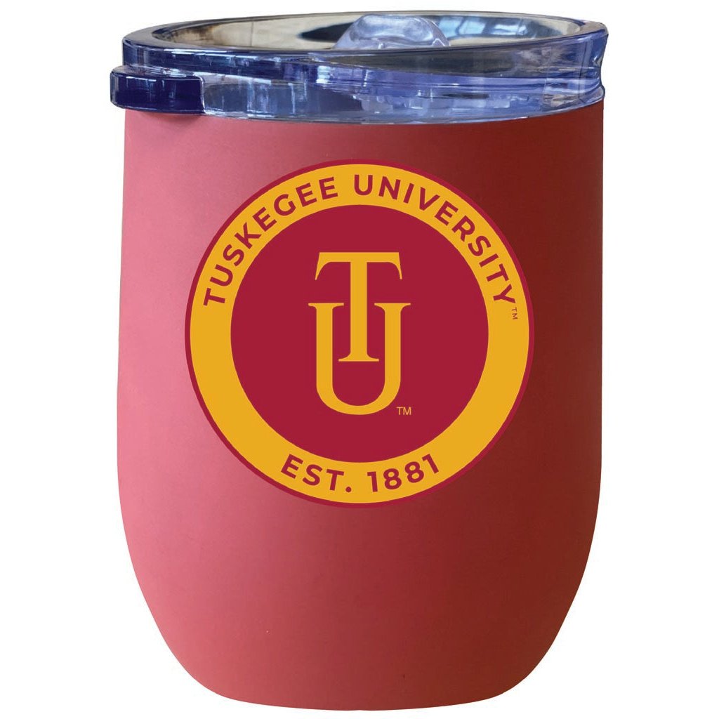 Tuskegee University 12 oz Insulated Wine Stainless Steel Tumbler Officially Licensed Collegiate Product Image 1