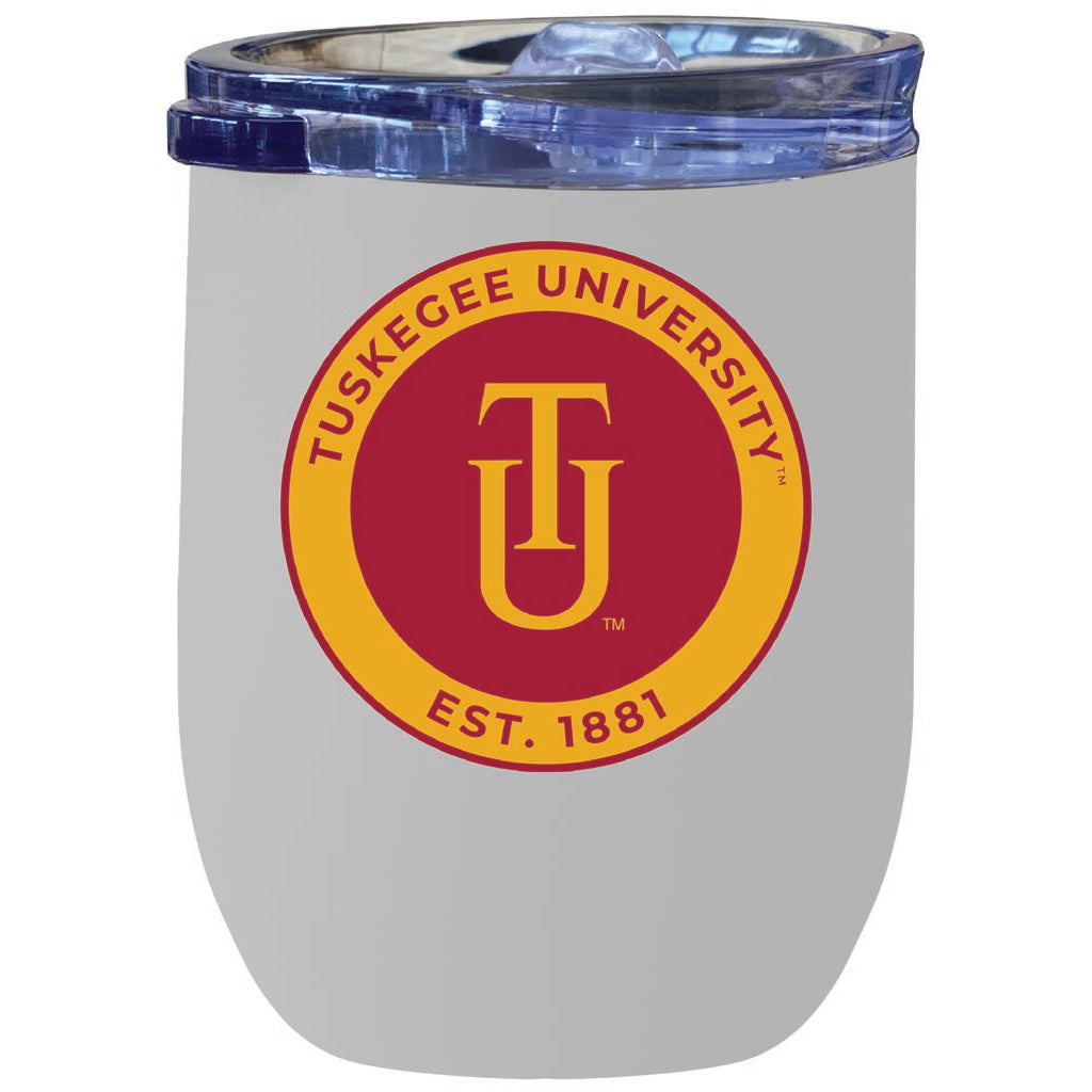 Tuskegee University 12 oz Insulated Wine Stainless Steel Tumbler Officially Licensed Collegiate Product Image 2