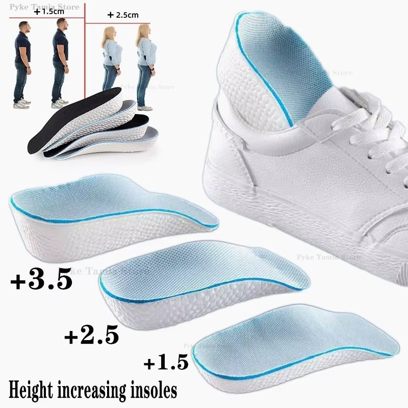 Height Increase Insoles with Arch Support for Men Women Image 1