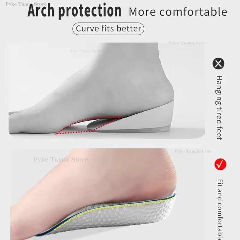 Height Increase Insoles with Arch Support for Men Women Image 3