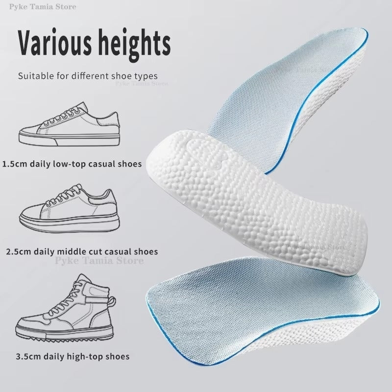 Height Increase Insoles with Arch Support for Men Women Image 4