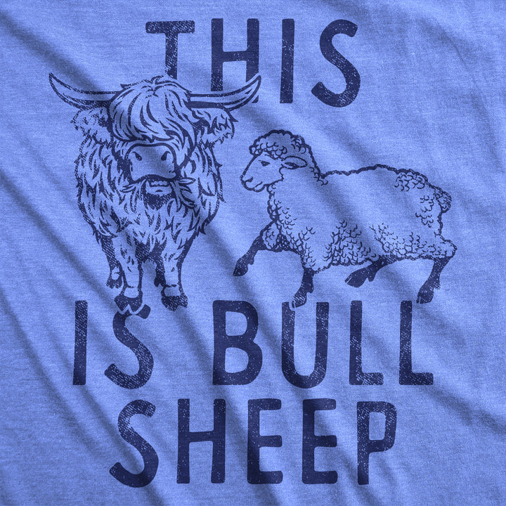 Womens Funny T Shirts This Is Bull Sheep Sarcastic Animal Graphic Novelty Tee For Ladies Image 2