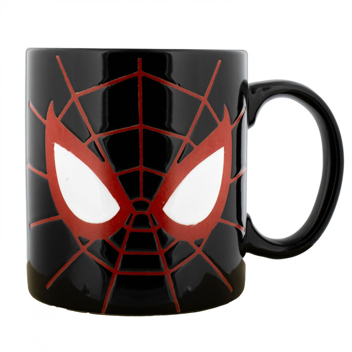 Miles Morales Mask 20oz Ceramic Mug Image 1