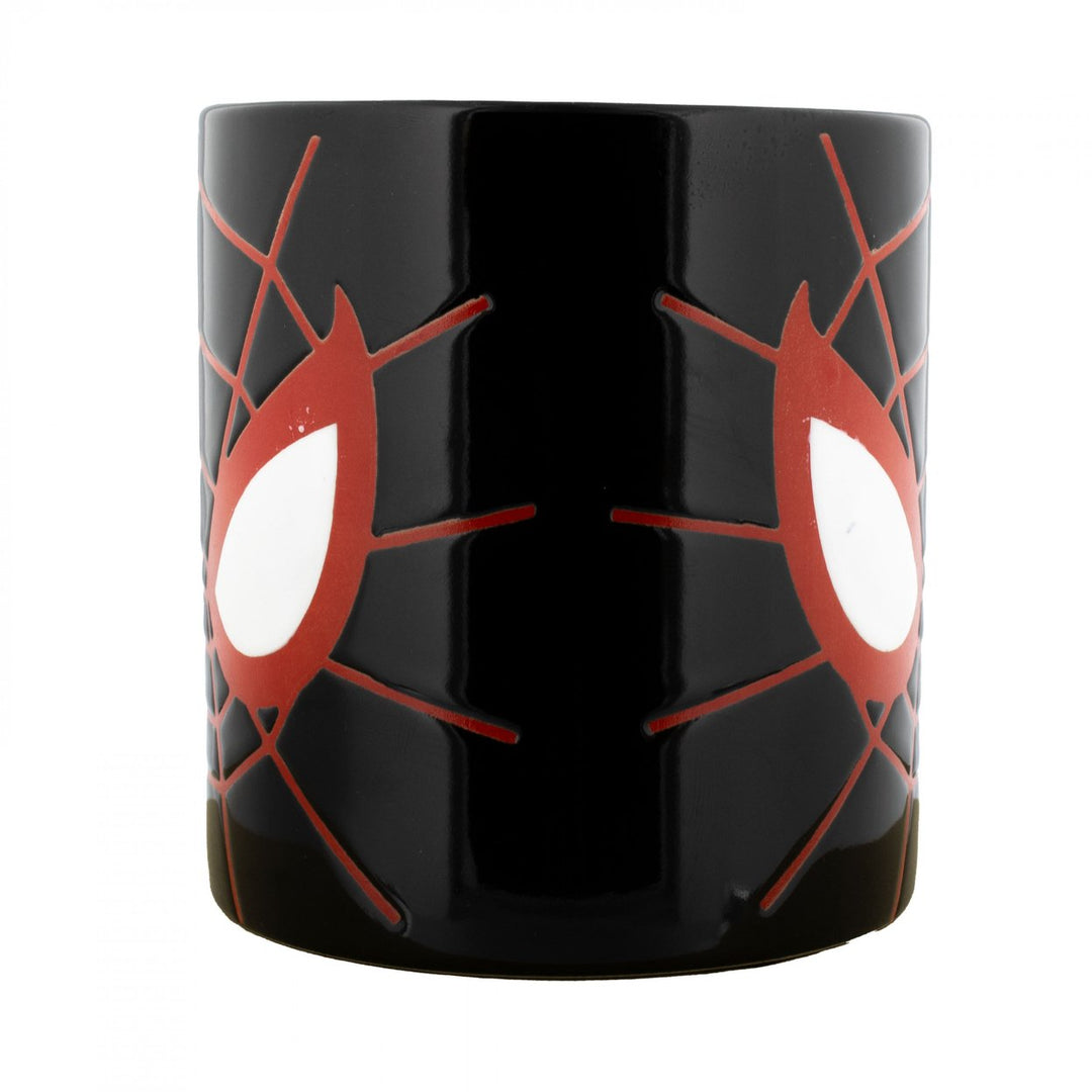 Miles Morales Mask 20oz Ceramic Mug Image 3