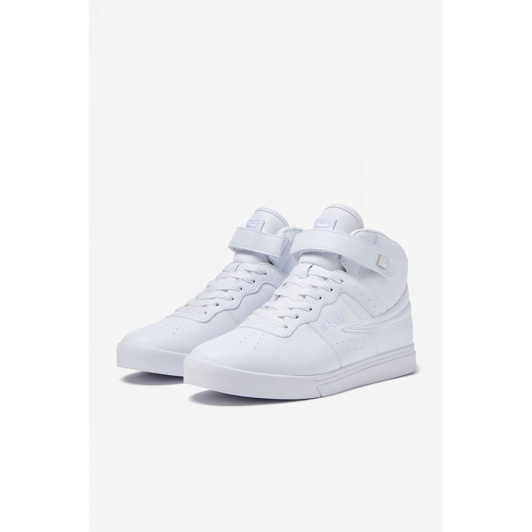 FILA Mens Vulc 13 High Top Sneaker White/White/White - 1CM00347-100 WHT/WHT/WHT Image 4