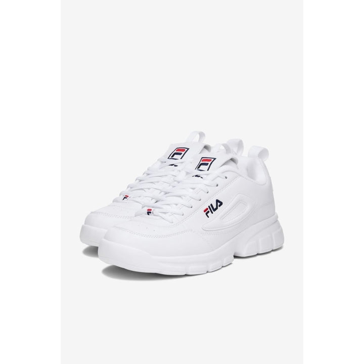 FILA Disruptor SE Sneakers White Navy Red Mens Athletic Shoes Size [insert size] Image 4