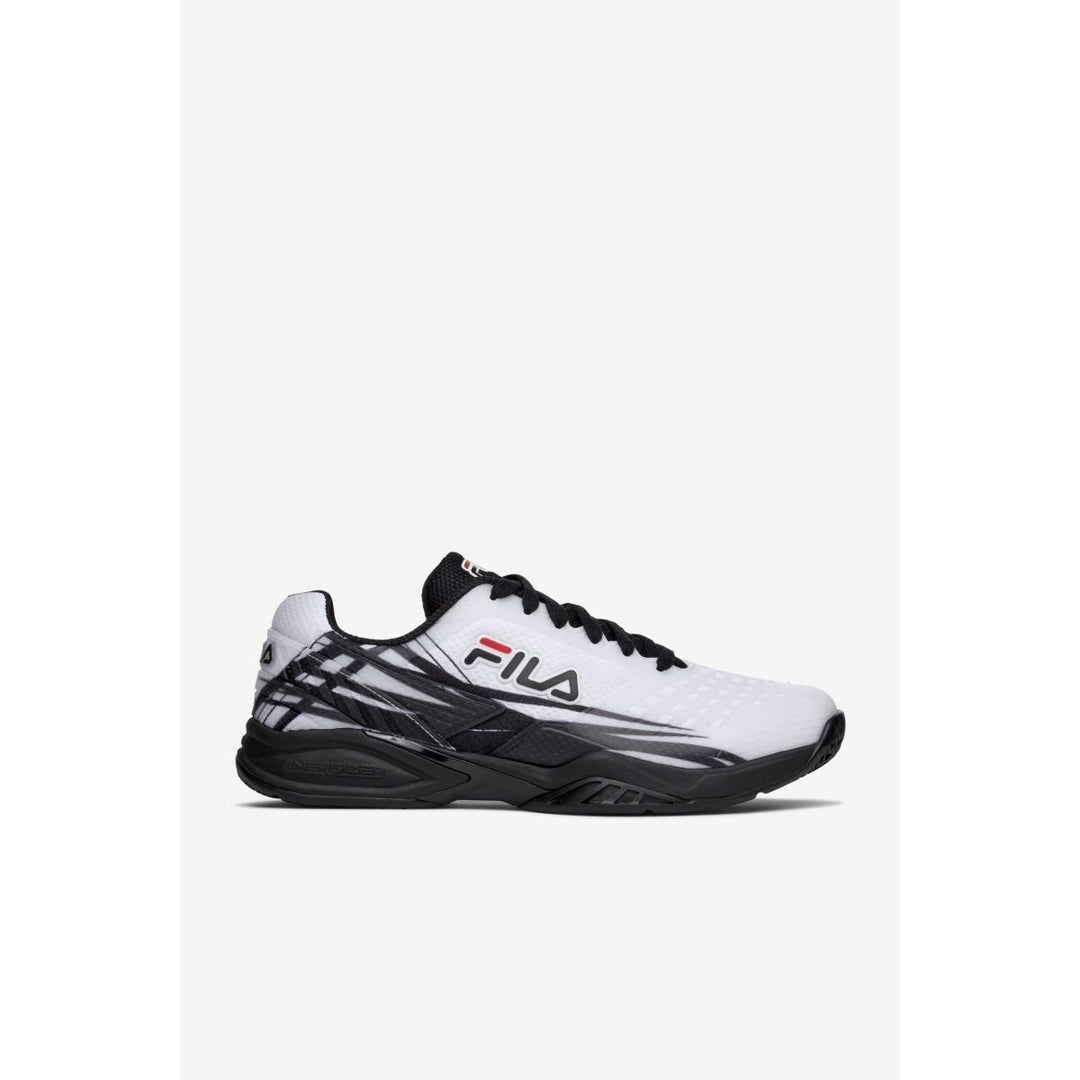 FILA Mens Axilus 2 Energized Running Shoe White/Black/Black - 1TM01876-112 WHITE/BLACK/BLACK Image 1