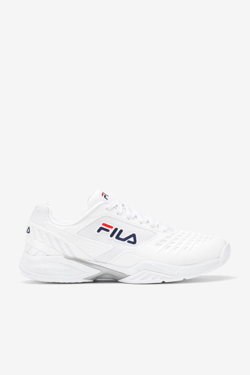 FILA Axilus 2 Energi White Navy Athletic Shoes Model 1TM00615-147 Size Available Image 1