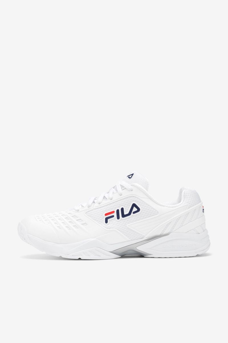 FILA Axilus 2 Energi White Navy Athletic Shoes Model 1TM00615-147 Size Available Image 2