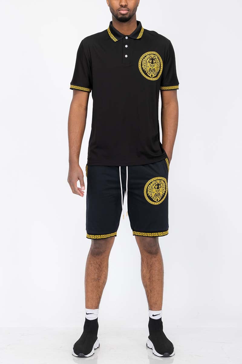 Lion Head Polo Short Set Image 2