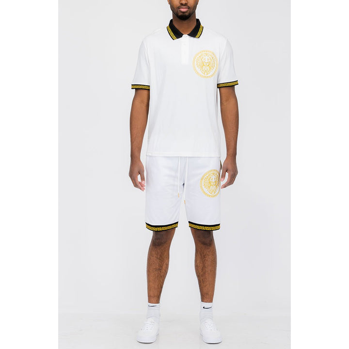 Lion Head Polo Short Set Image 6