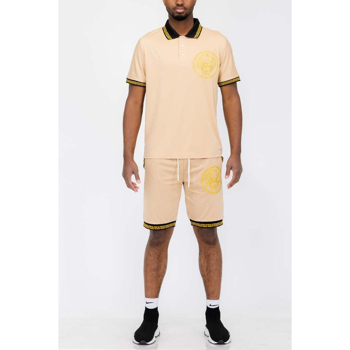 Lion Head Polo Short Set Image 7