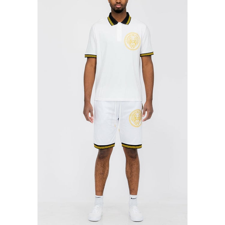 Lion Head Polo Short Set Image 9