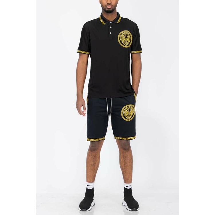 Lion Head Polo Short Set Image 10