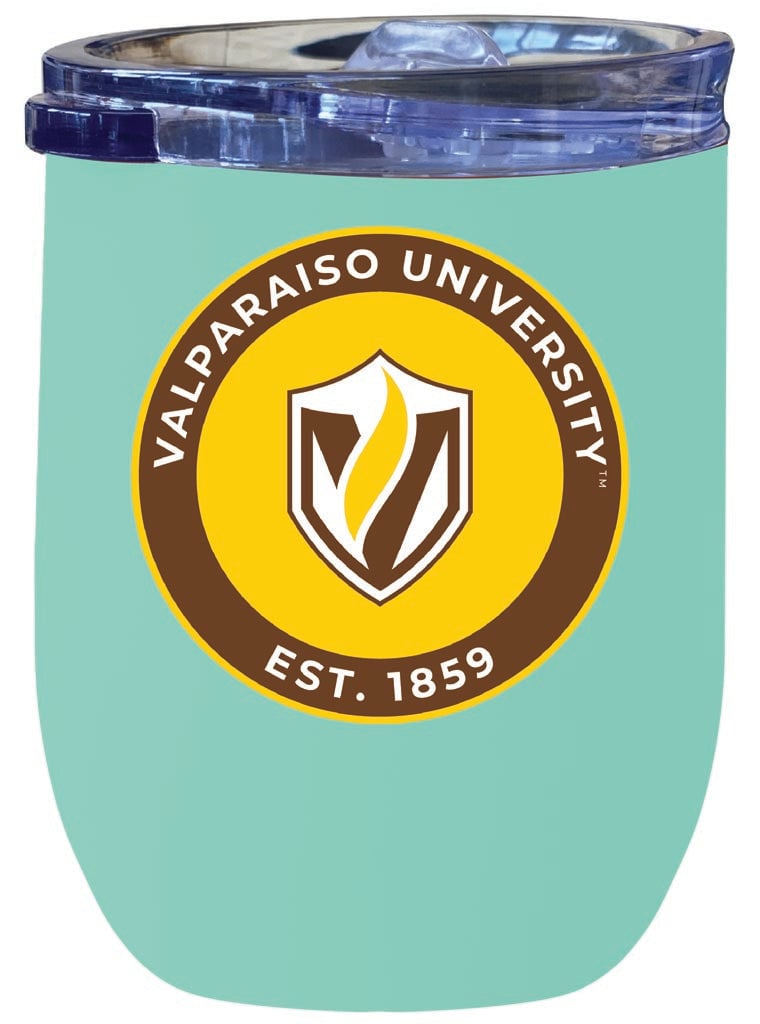 Valparaiso University 12 oz Insulated Wine Stainless Steel Tumbler Officially Licensed Collegiate Product Image 2