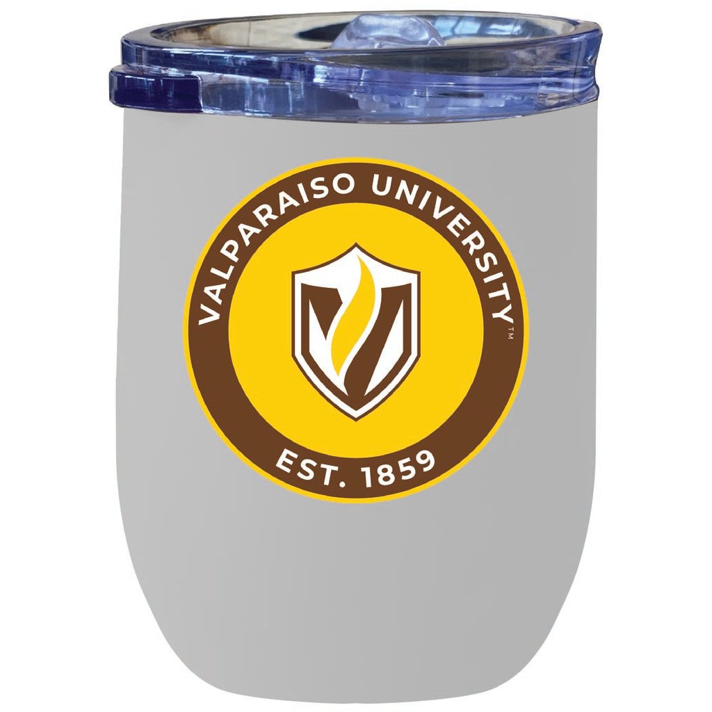 Valparaiso University 12 oz Insulated Wine Stainless Steel Tumbler Officially Licensed Collegiate Product Image 8