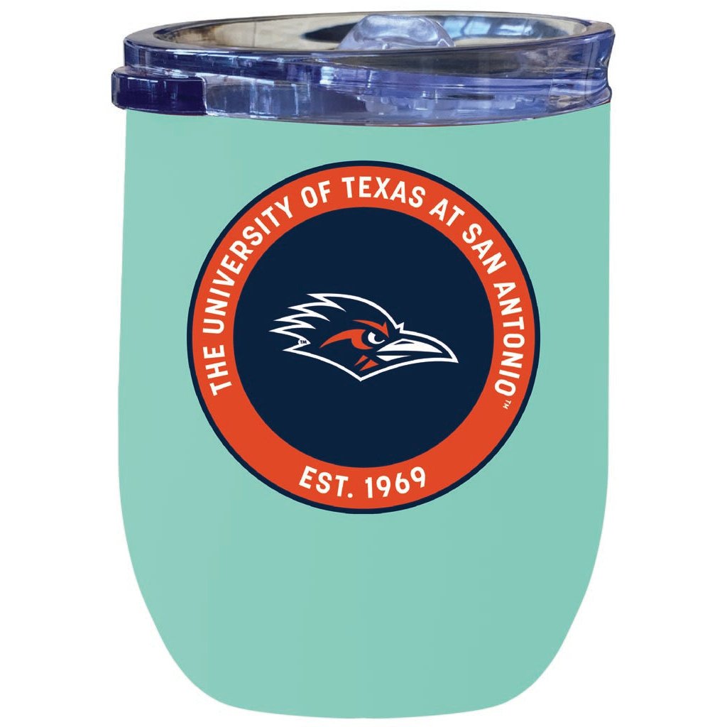 UTSA Road Runners 12 oz Insulated Wine Stainless Steel Tumbler Officially Licensed Collegiate Product Image 2