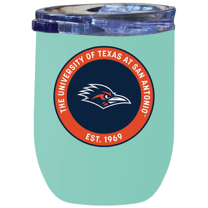 UTSA Road Runners 12 oz Insulated Wine Stainless Steel Tumbler Officially Licensed Collegiate Product Image 2