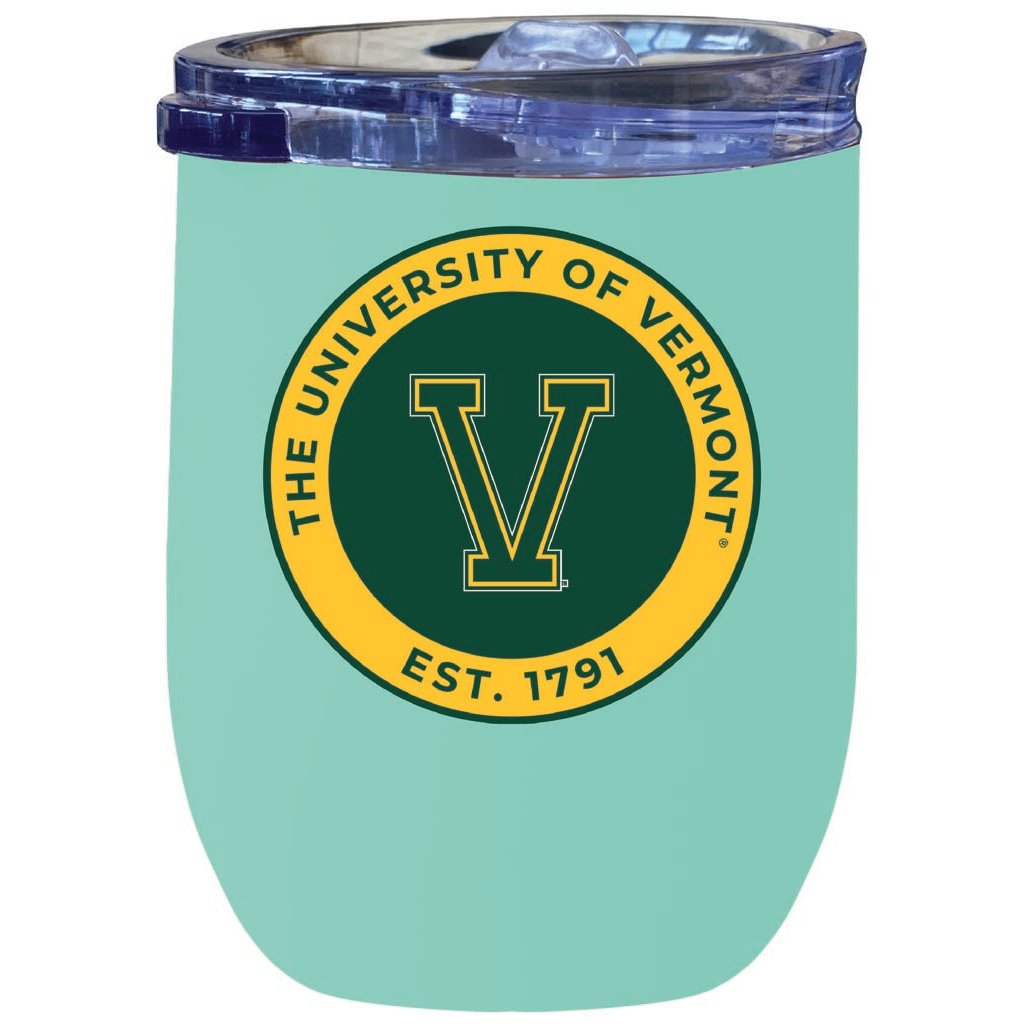 Vermont Catamounts 12 oz Insulated Wine Stainless Steel Tumbler Officially Licensed Collegiate Product Image 3