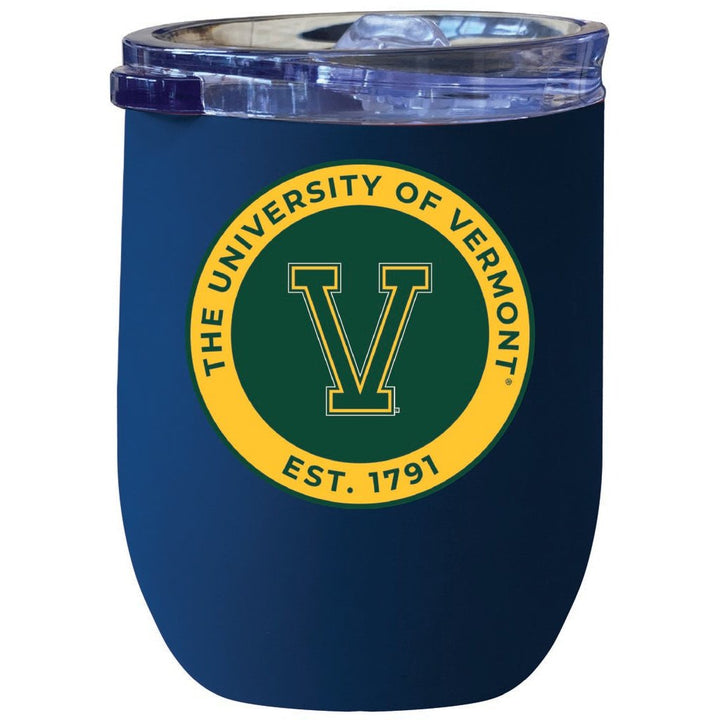 Vermont Catamounts 12 oz Insulated Wine Stainless Steel Tumbler Officially Licensed Collegiate Product Image 1