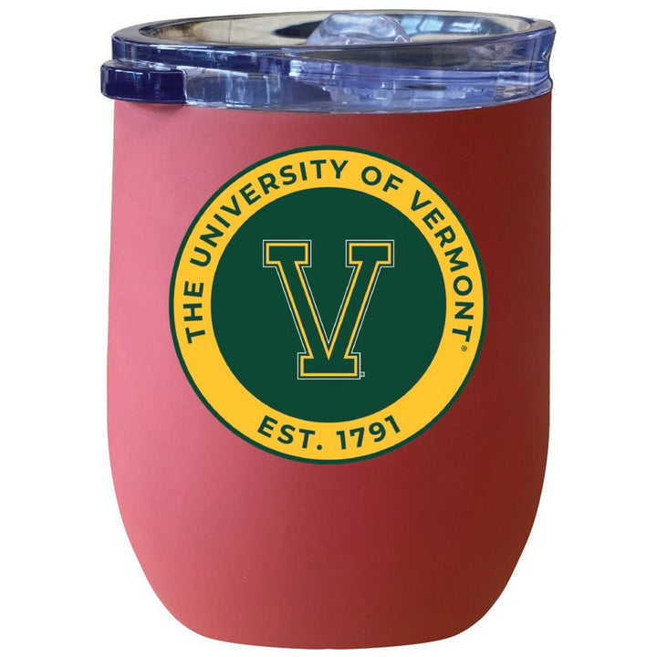 Vermont Catamounts 12 oz Insulated Wine Stainless Steel Tumbler Officially Licensed Collegiate Product Image 4